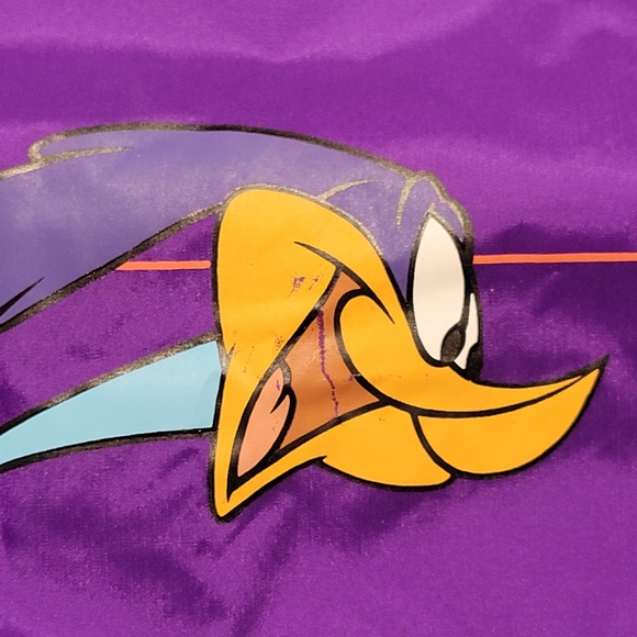 Rare 1997 Looney Tunes x Fed Ex Track Bomber Jacket - Large - Picture 8 of 8